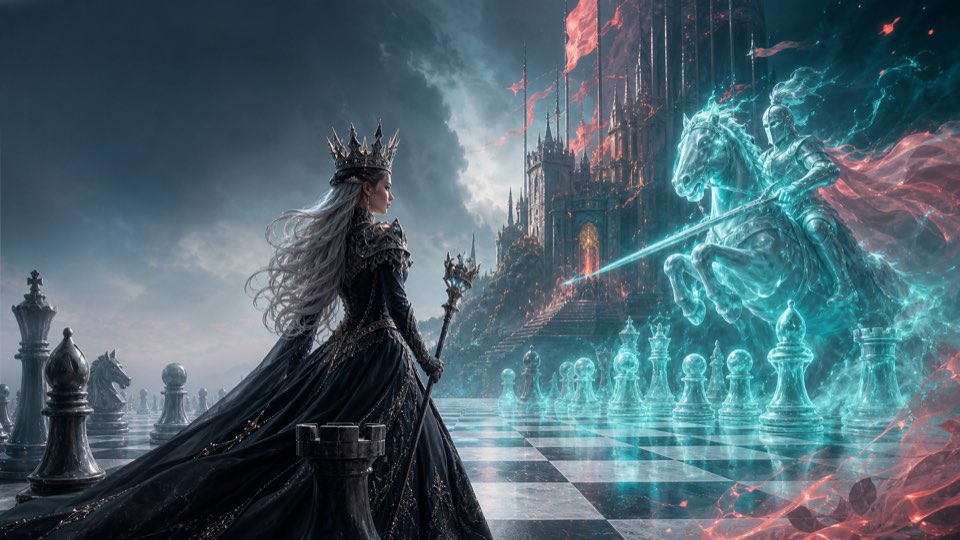A tactical fantasy chess battle from CheckMate RPG